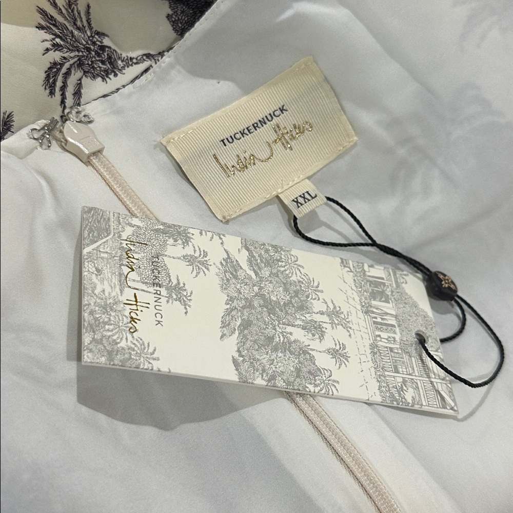 TUCKERNUCK X INDIA HICKS Toile Domino Dress Size XXL - Picture 13 of 16